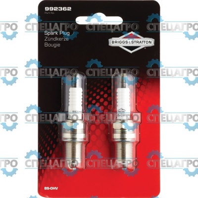 Зам. на 992362 Свеча  зажигания ( к-т 2 шт) RC12YC Blister Briggs&Stratton