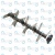 Вал с ножами 40В аэратора 2511507, шт Greenworks R0101035-00