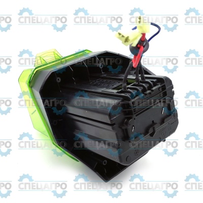 Батарееприемник с крышкой  для аккумулятора для 80В снегоуборщика 2600107 Greenworks RA341021476A