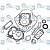 Зам. на 590508 Прокладки (комплект) Briggs&Stratton 794307